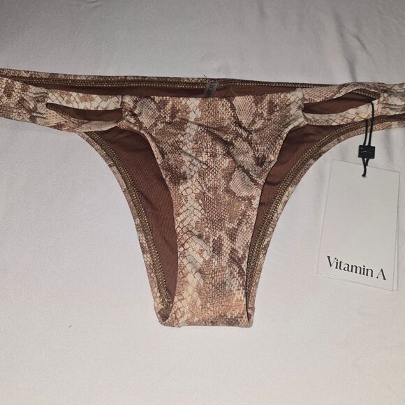 Vitamin A Sand Snake Brazilian Bikini Bottoms - Picture 9 of 16
